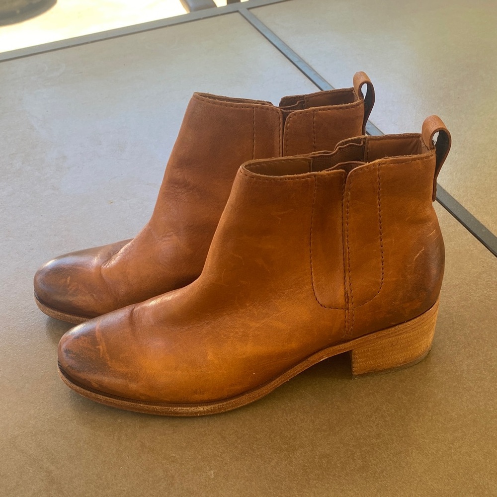 Korkease Women's Leather Ankle Boots 💖Sz 9 Excellent Condition
